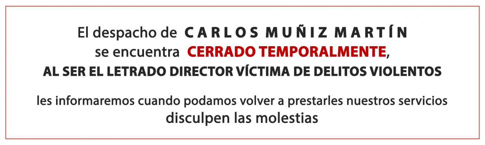 Carlos Muñiz Martín Abogados